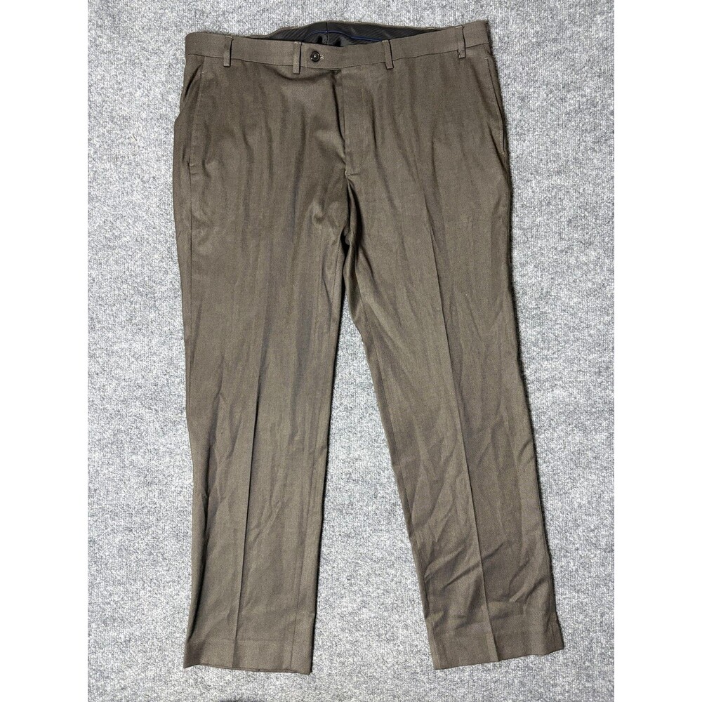 Lauren Ralph Lauren Dress Pants Mens 40x30 Gray Classic Fit Stretch Work Office